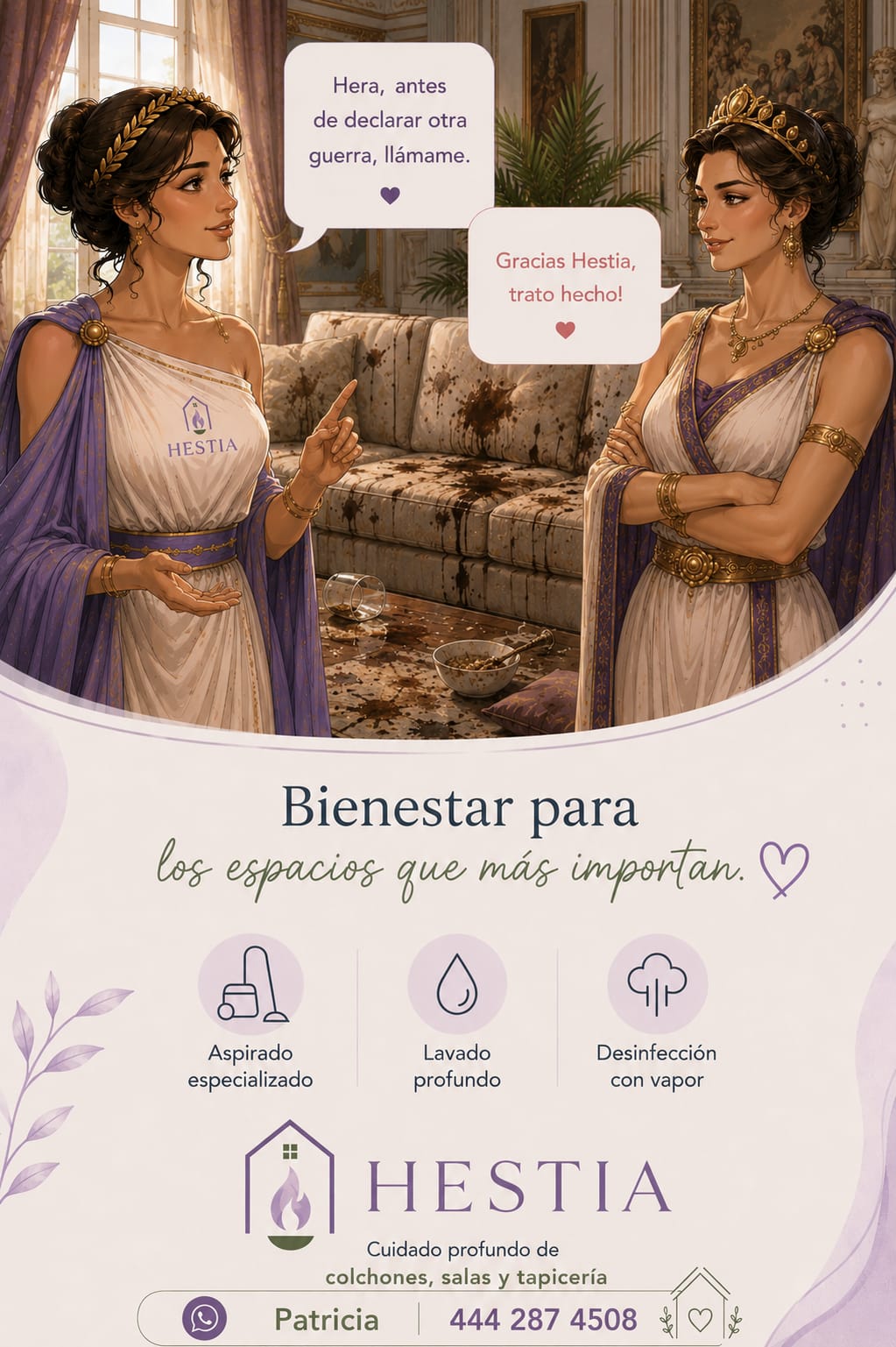 Hestia está contigo, para que tú puedas estar con lo que amas